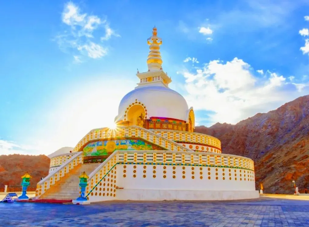 Shanti Stupa Tourist Places In Leh Ladakh