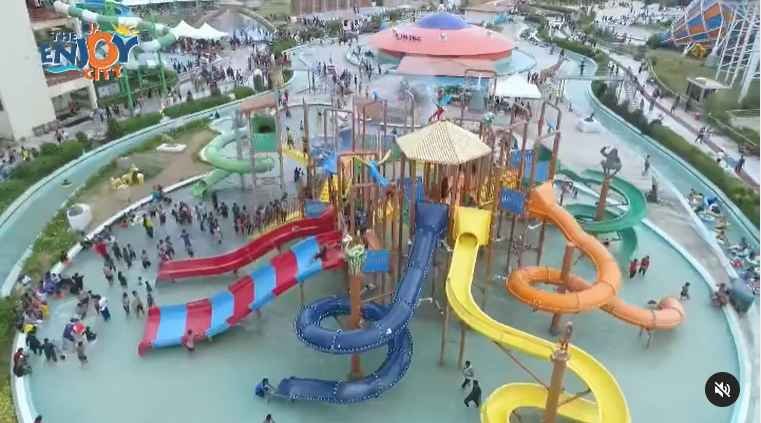 The Enjoy City Water Park Gujarat In Hindi