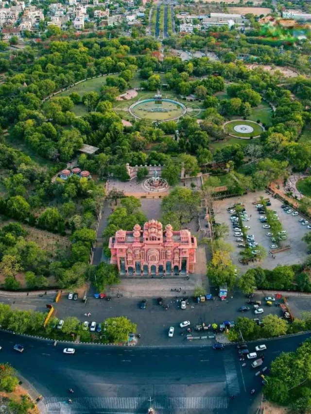 Best Travel Web Stories aerial beauty of pink city jaipur drone view