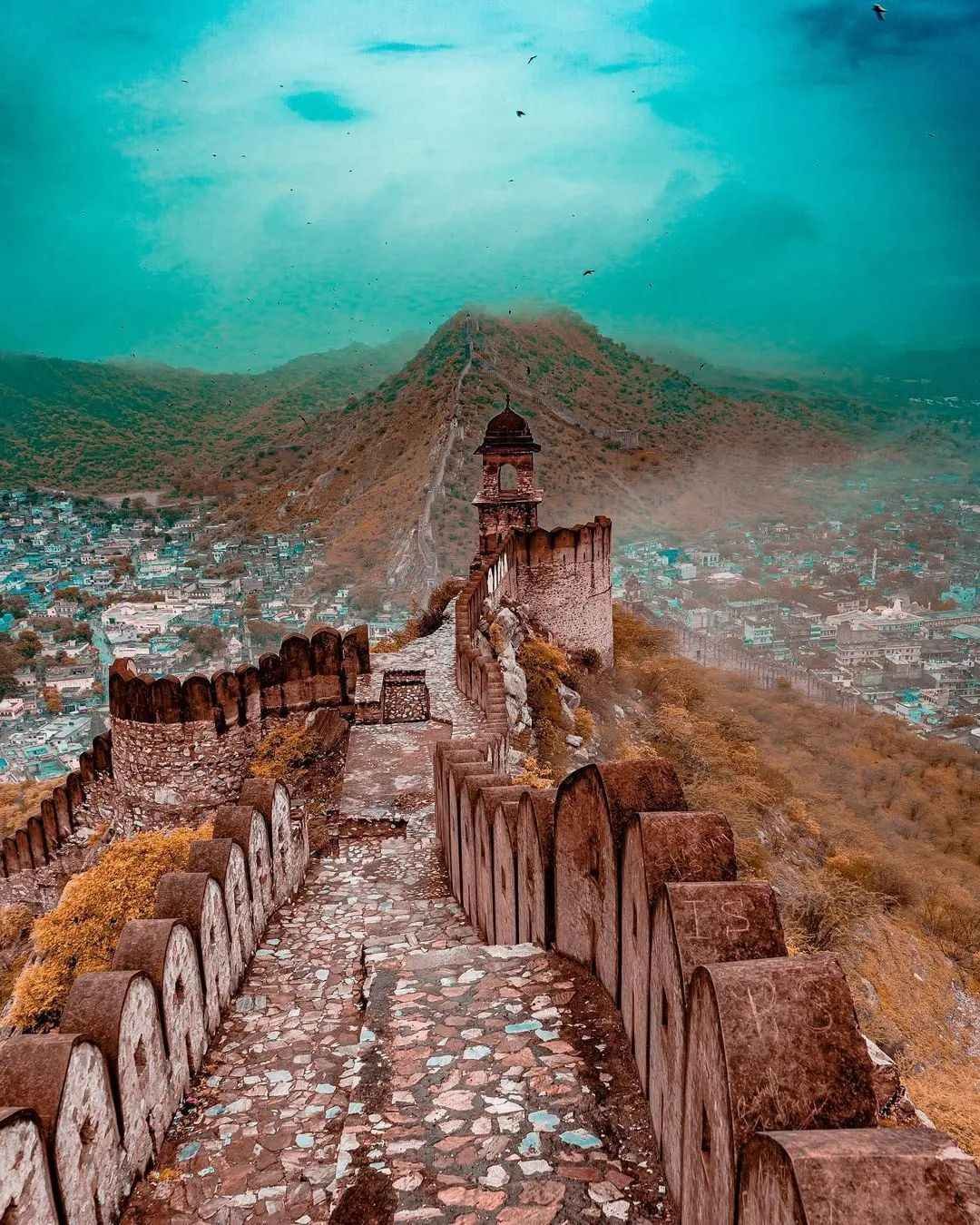 Photography At The Great Wall of Amer Fort & Watch Tower