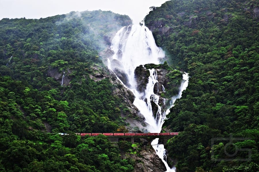 dudhsagar waterfall images