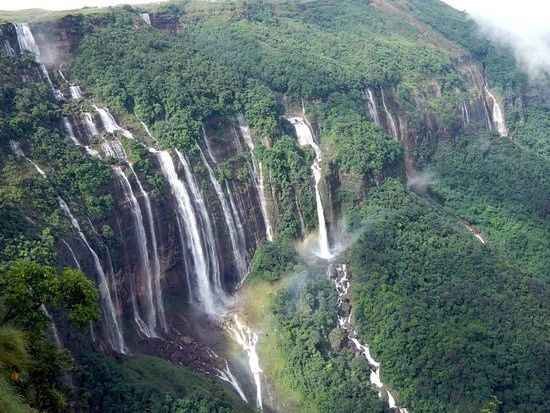 Seven Sisters Waterfall Cherrapunji Photos 