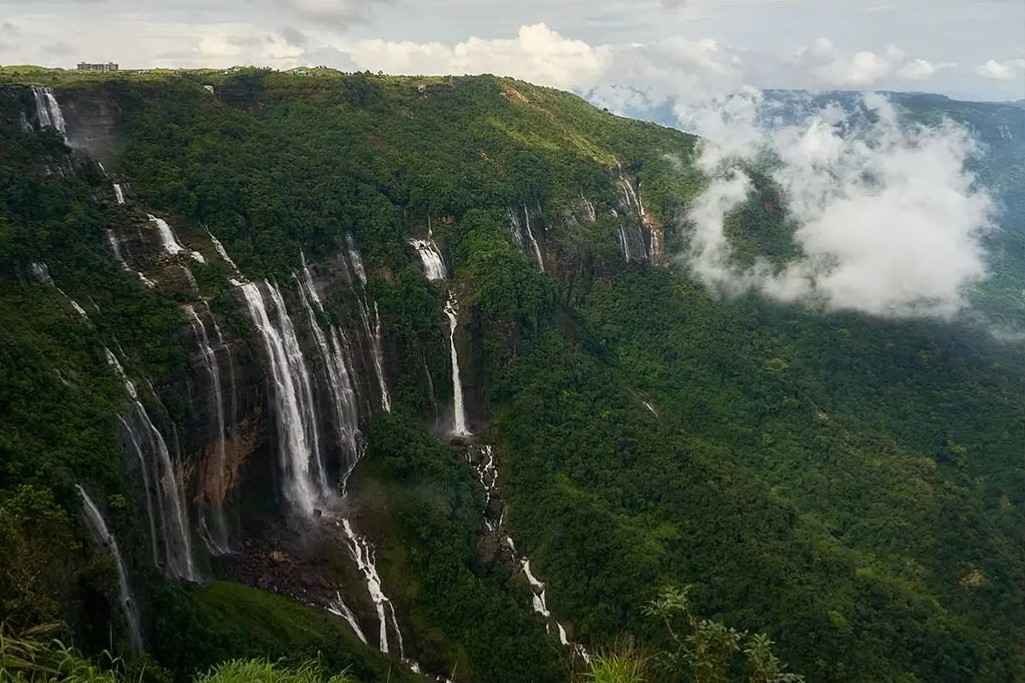 Seven Sisters Waterfall Cherrapunji Photos 