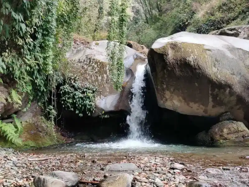 Gunehar Waterfall in Bir Billing - बीर बिलिंग में गुनेहर झरना 